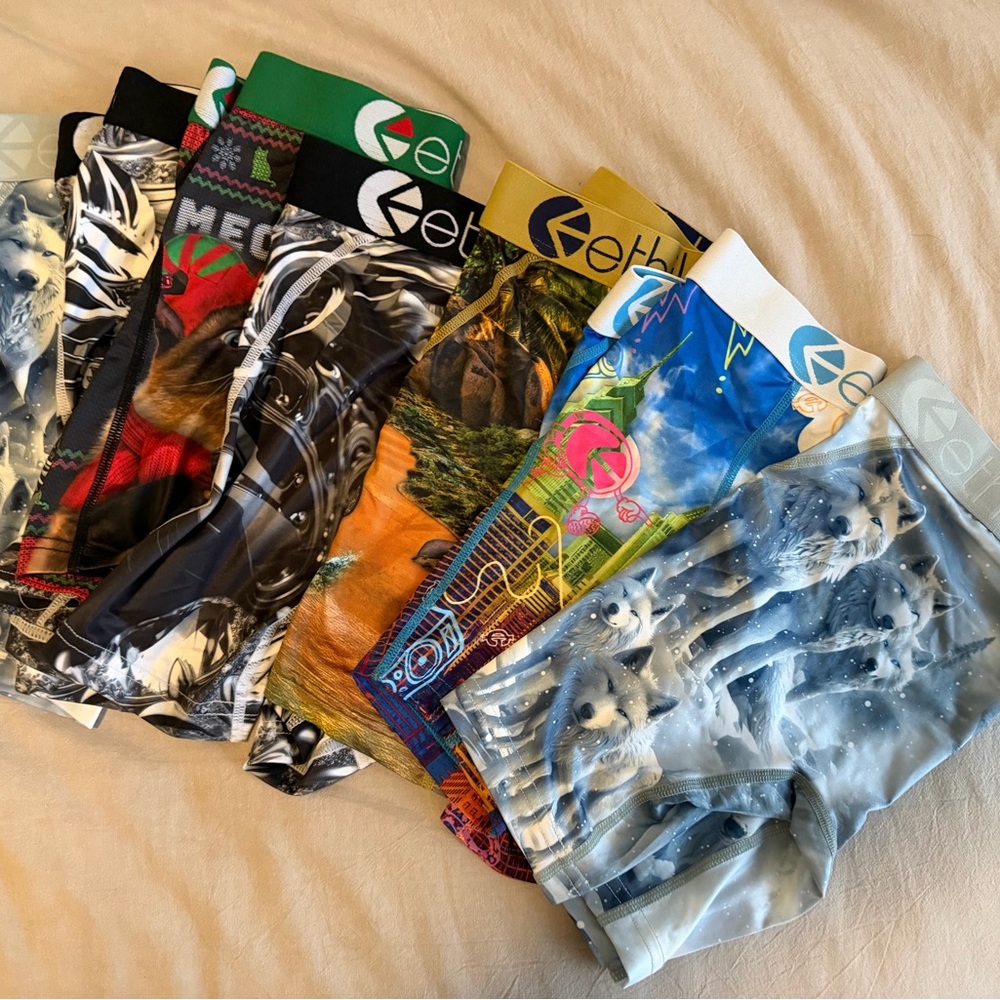 Ethika Kids Boxer Briefs Set - Multicolor Designs